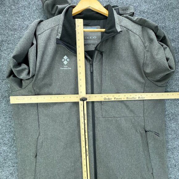 OOBE Softshell Jacket Mens XL Gray Full Zip‎ Fleece Lined 2019 Champions Club - Picture 11 of 15